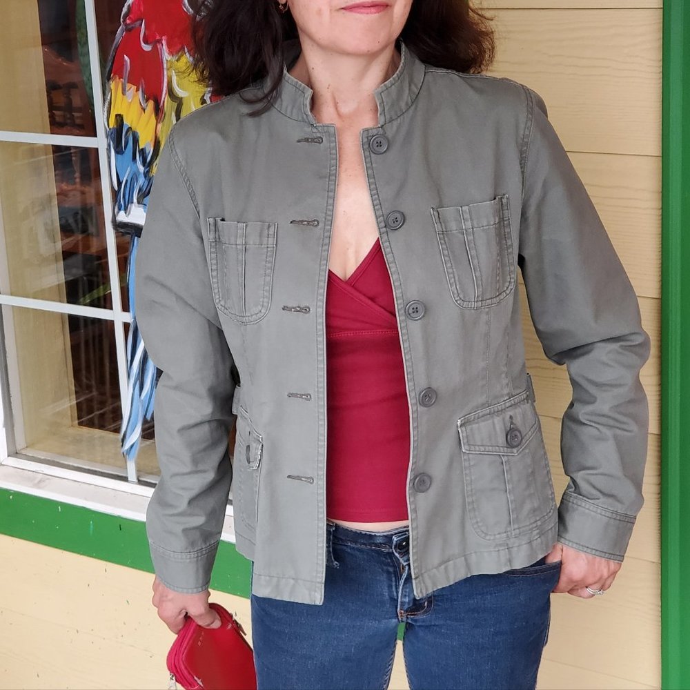 Eddie Bauer Military-Style Jacket, size Medium